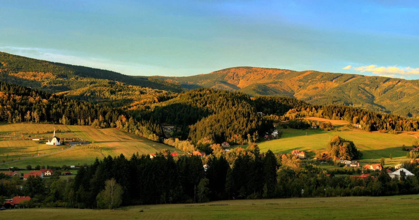 Výhled na Prostřední Bečvu